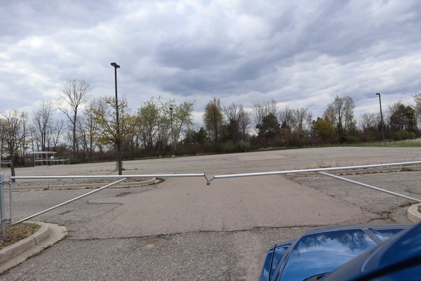 Fenton Cinema - April 2021 Now An Empty Lot (newer photo)